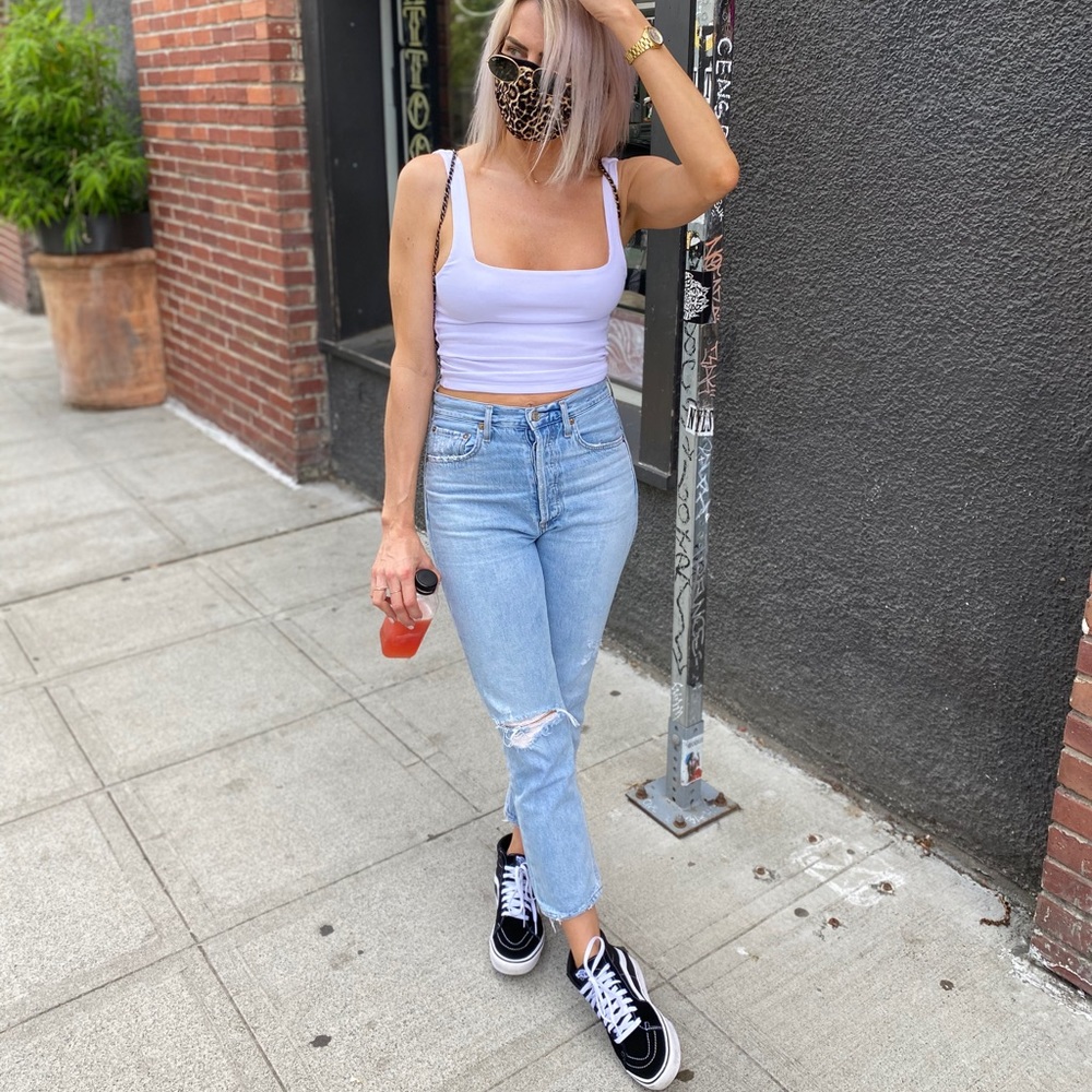 Agolde Riley high rise denim